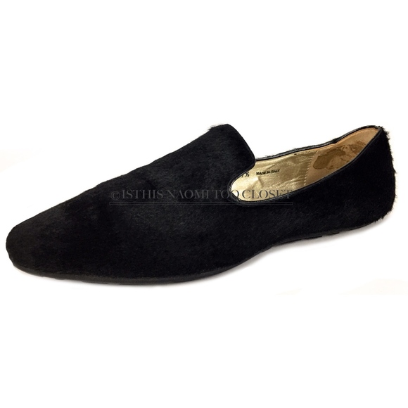 JIMMY CHOO London Italy Horse Hair Oxford Loafer